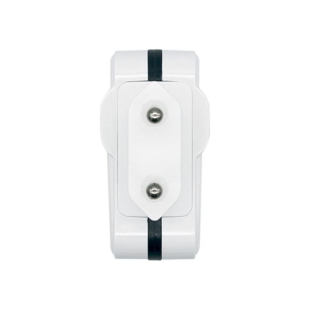 AISENS - Cargador USB 17W 5V/3.4A, 2xUSB Con Control AI, Blanco