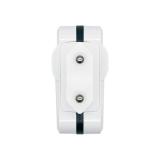 AISENS - Cargador USB 17W 5V/3.4A, 2xUSB Con Control AI, Blanco