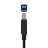 AISENS - Cable USB 3.0 Impresora Tipo A/M-B/M, Negro, 2.0m