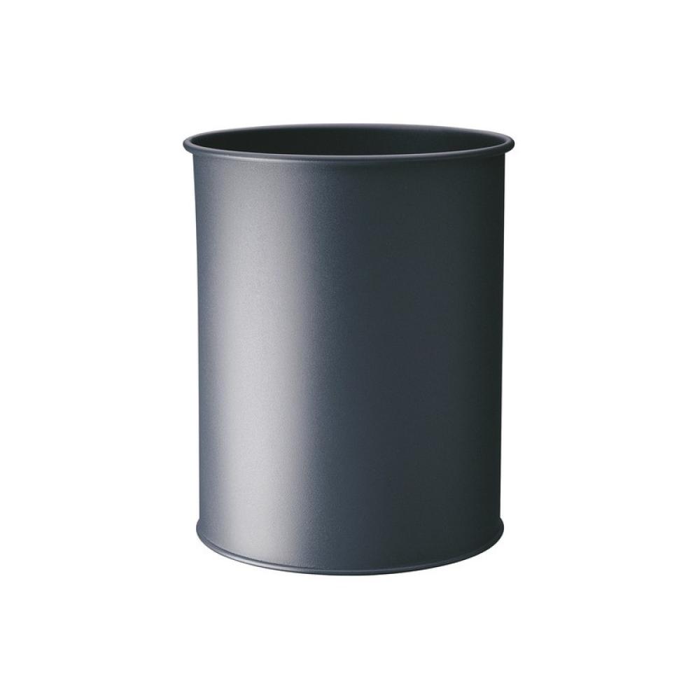 Durable - Waste basket metal round 15 Plata