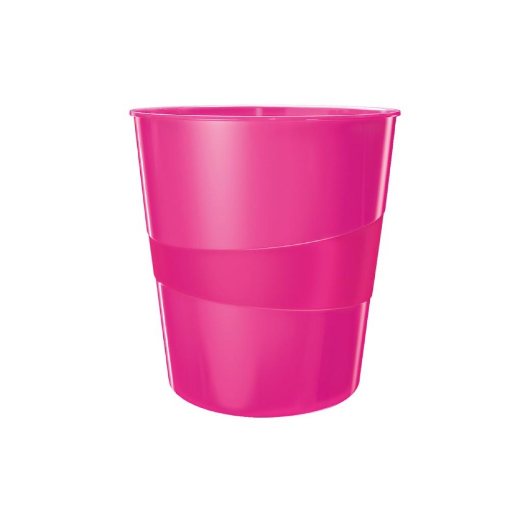 Leitz - WOW Waste Bin Plástico Rosa