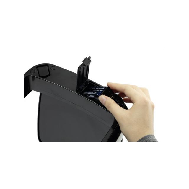 Durable - TOUCH 12L Rectangular Acero inoxidable Plata, Negro