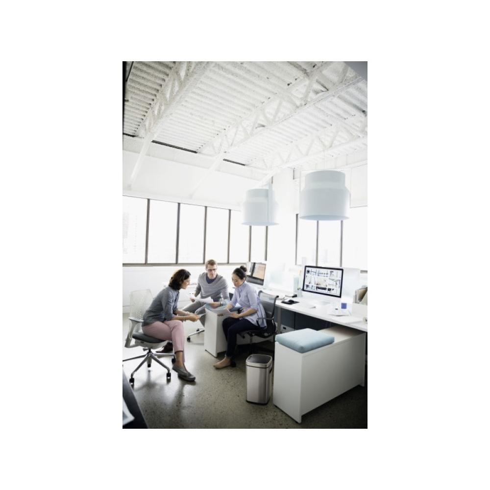 Durable - TOUCH 12L Rectangular Acero inoxidable Plata, Negro