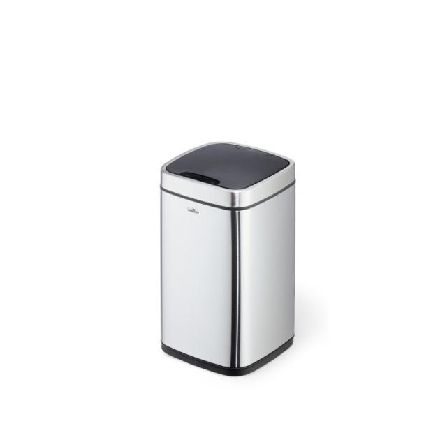 Durable - TOUCH 12L Rectangular Acero inoxidable Plata, Negro