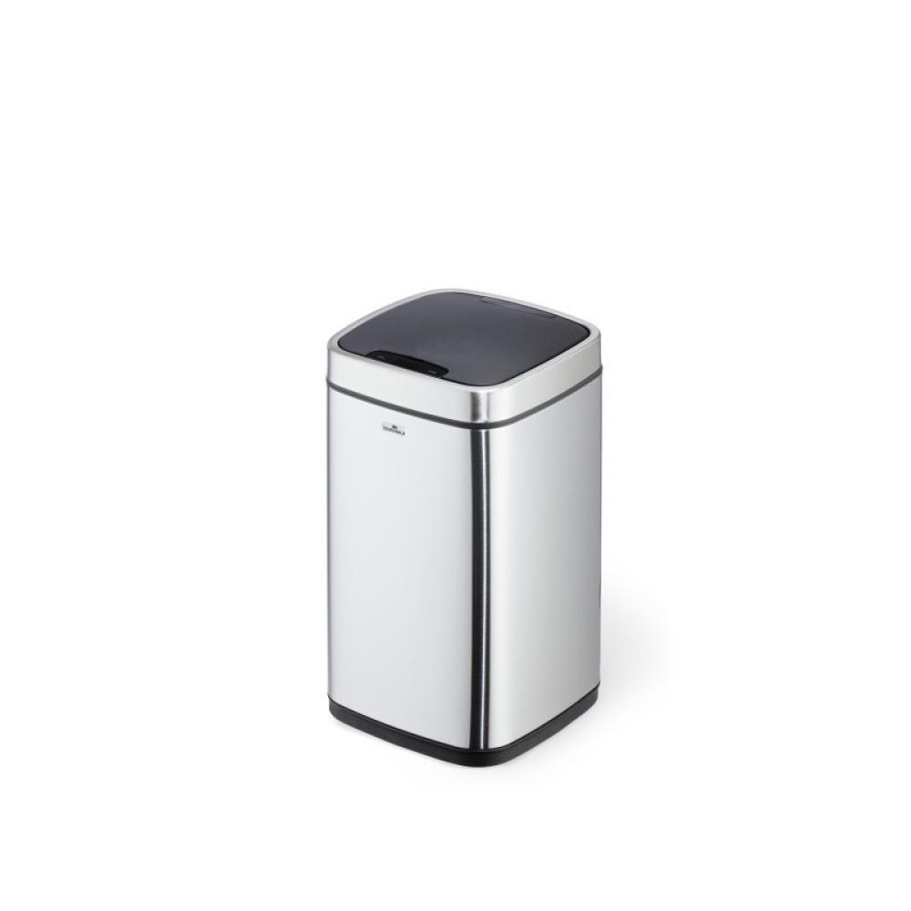 Durable - TOUCH 12L Rectangular Acero inoxidable Plata, Negro