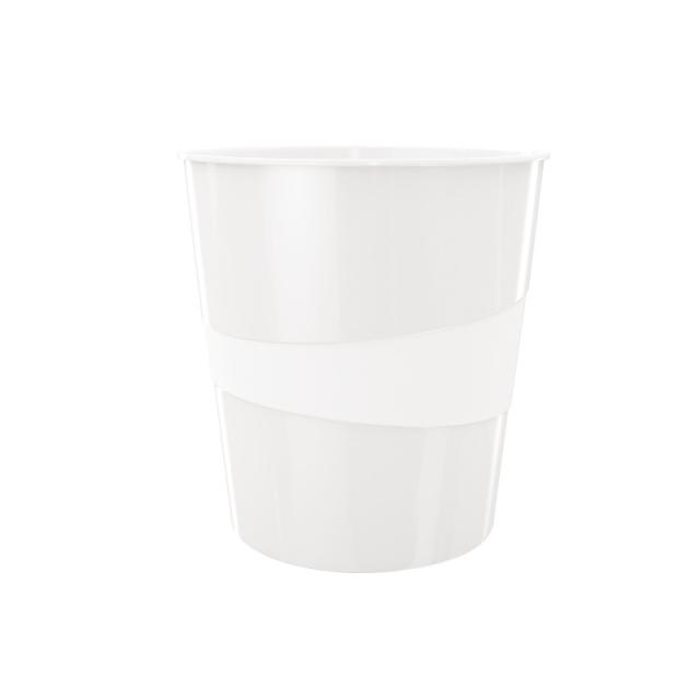 Leitz - WOW Waste Bin Plástico Blanco