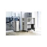 Durable - TOUCH 21L Rectangular Acero inoxidable Negro, Plata