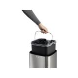 Durable - TOUCH 21L Rectangular Acero inoxidable Negro, Plata