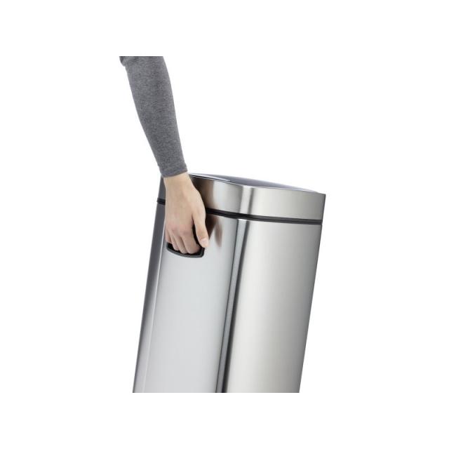 Durable - TOUCH 21L Rectangular Acero inoxidable Negro, Plata