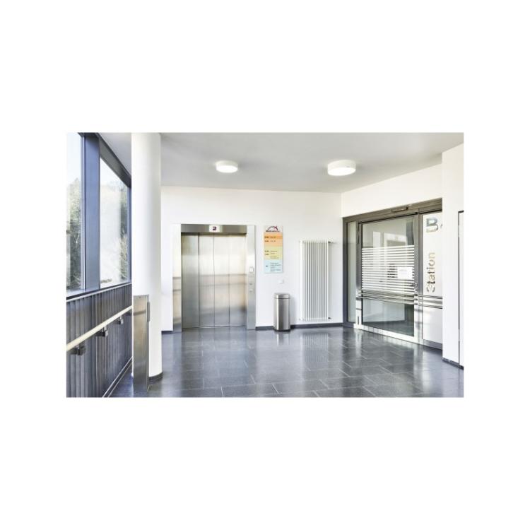 Durable - NO TOUCH 35L Rectangular Acero inoxidable Negro, Plata