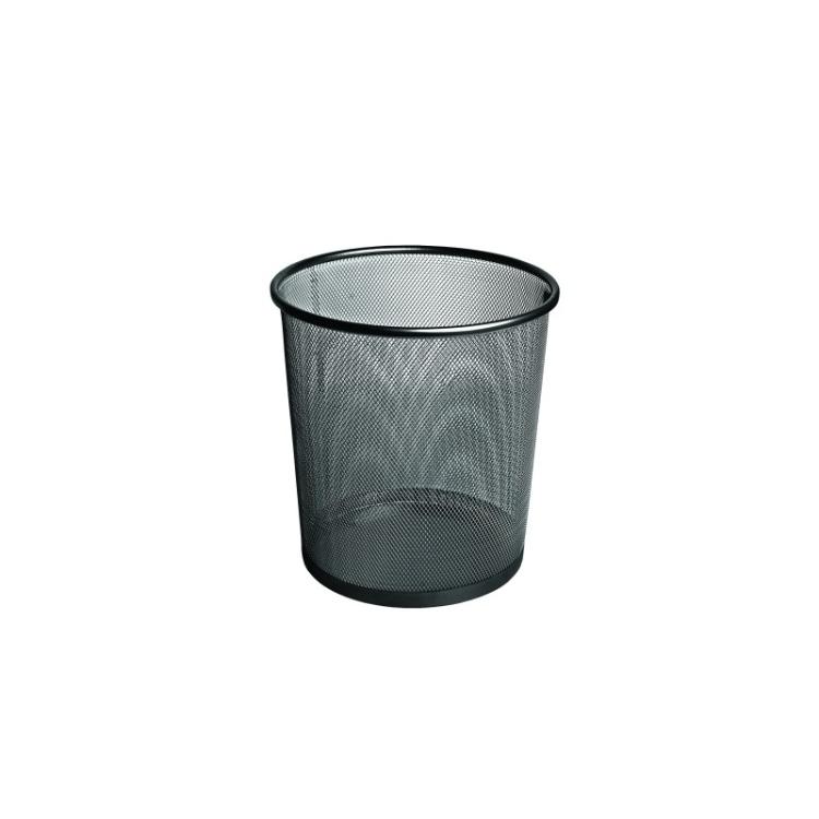 Forofis - PAPELERA FOROFIS METAL REDONDA NEGRA