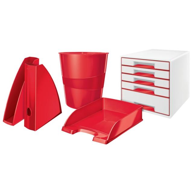 Leitz - WOW Alrededor Plástico Rojo