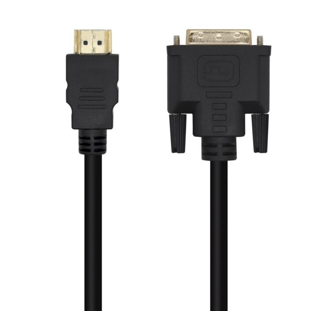 AISENS - Cable DVI A HDMI, DVI 18+1/M-HDMI A/M, Negro, 3.0m