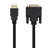AISENS - Cable DVI A HDMI, DVI 18+1/M-HDMI A/M, Negro, 3.0m