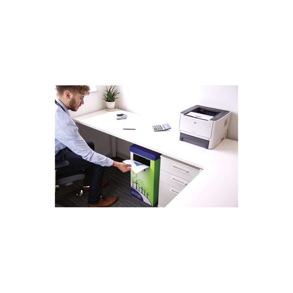 Fellowes - 8049202 papelera 69 L Rectangular Papel Multicolor