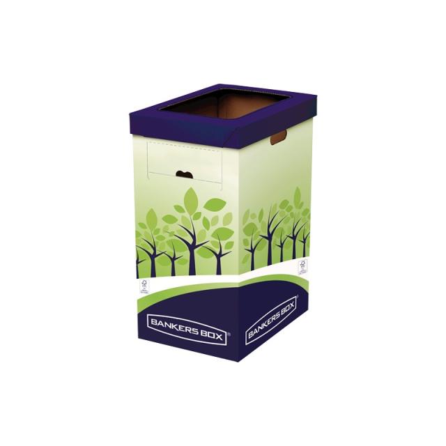 Fellowes - 8049202 papelera 69 L Rectangular Papel Multicolor