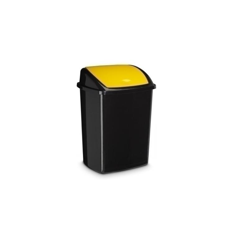 CEP - PAPELERA PLASTICO CEP BASC. AMARILLO 50L