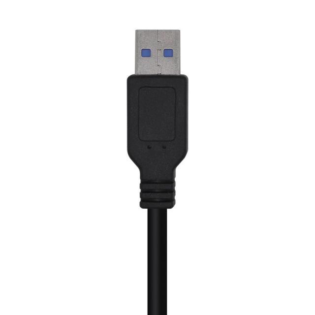 AISENS - Cable USB 3.0, Tipo A/M-A/M, Negro, 1.0m