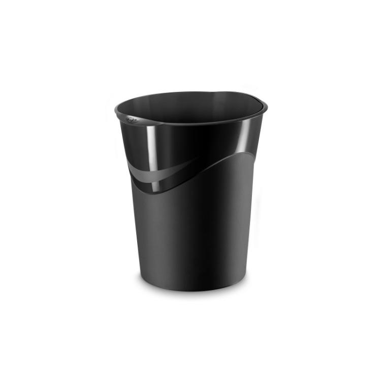 CEP - PAPELERA PLAST. CEP GLOSS CERRADA NEGRO