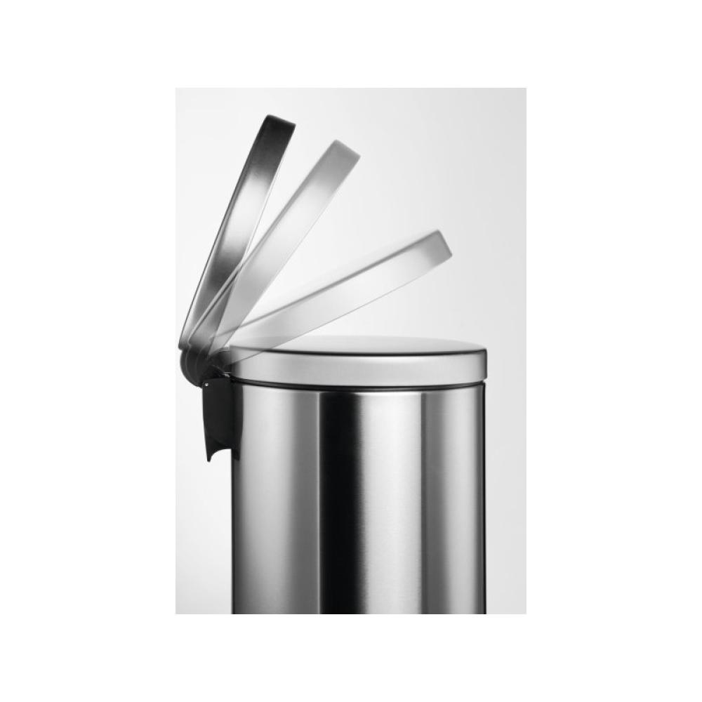 Durable - 340323 papelera 30 L Alrededor Acero inoxidable