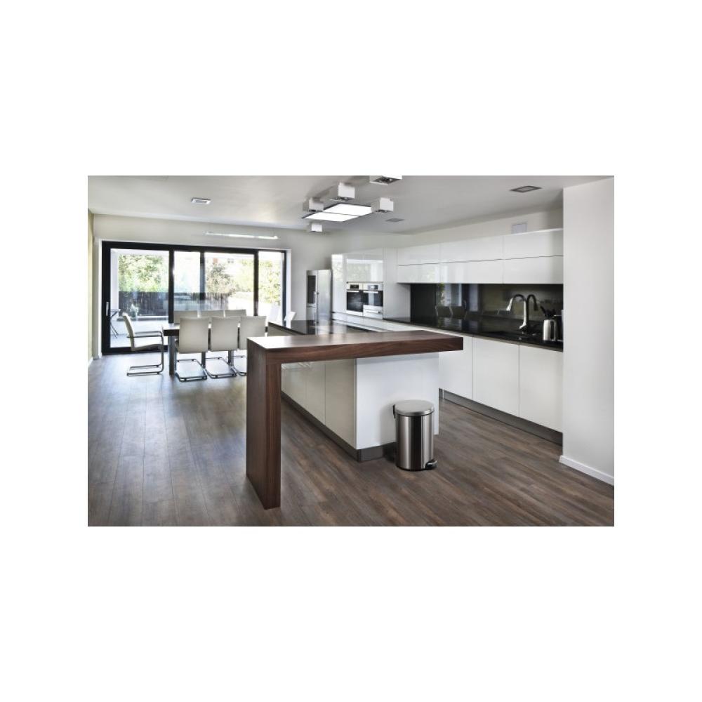 Durable - 340223 papelera 20 L Alrededor Acero inoxidable