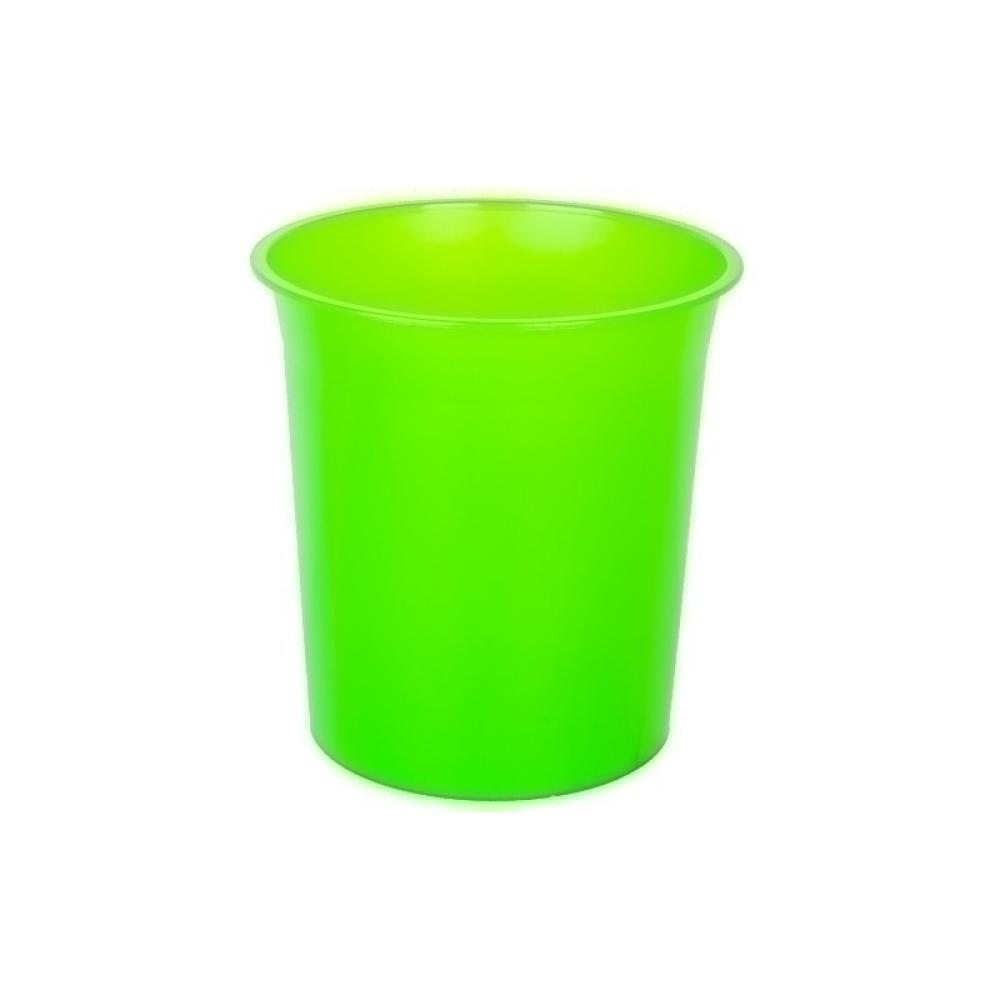 OLEF - PAPELERA PLASTICO CERRADA TRASL.KIWI