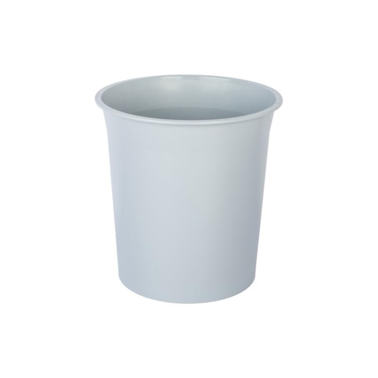 OLEF - PAPELERA PLASTICO CERRADA GRIS