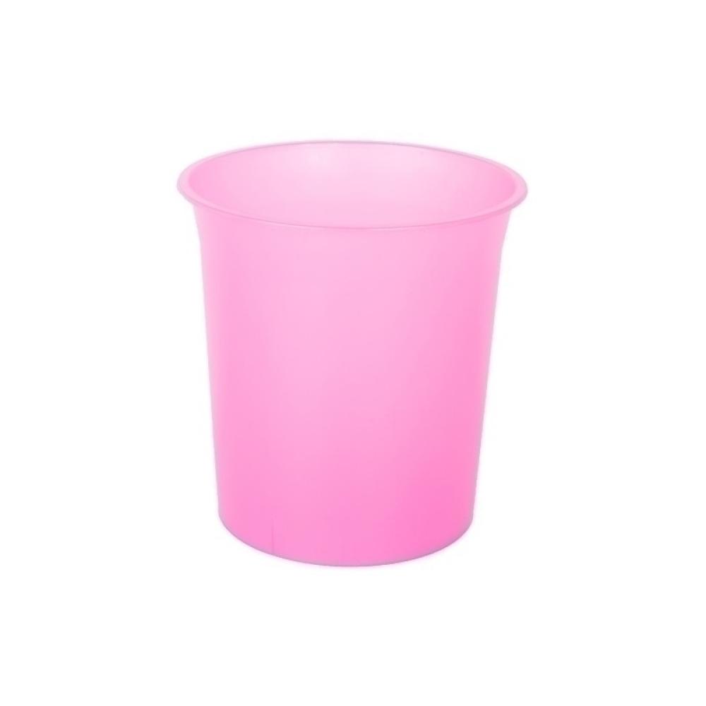 OLEF - PAPELERA PLASTICO CERRADA TRASL.FUCSIA