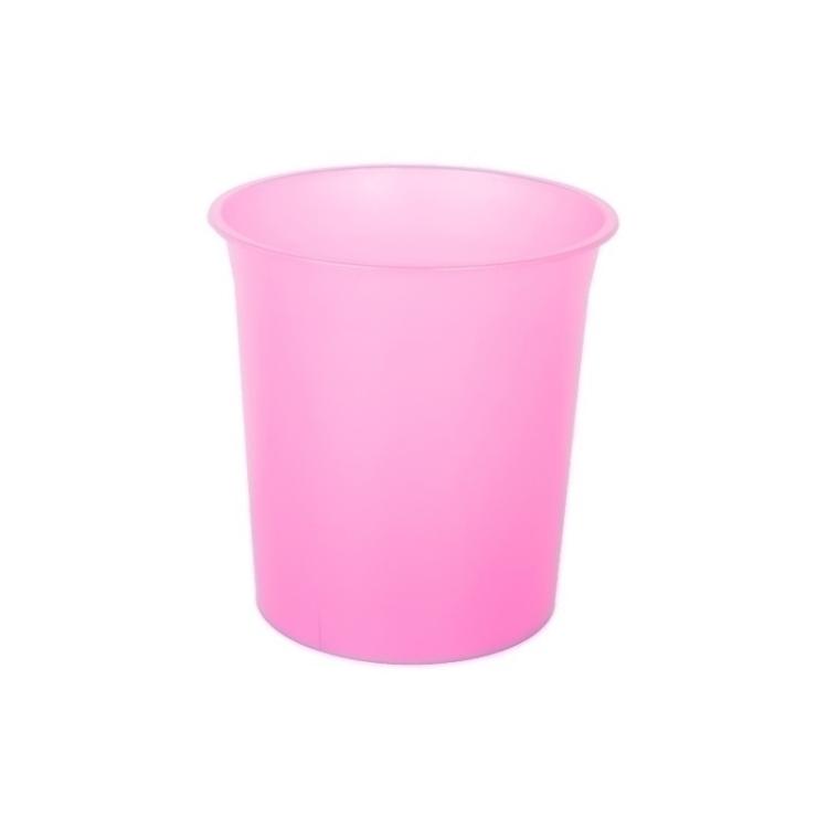 OLEF - PAPELERA PLASTICO CERRADA TRASL.FUCSIA