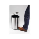 Durable - 340123 papelera 12 L Alrededor Acero inoxidable