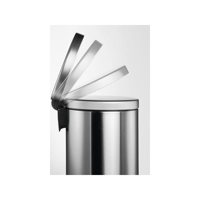 Durable - 340123 papelera 12 L Alrededor Acero inoxidable