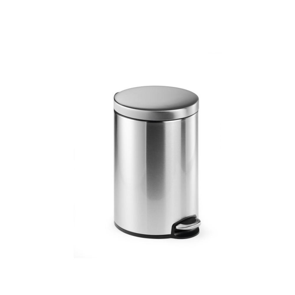 Durable - 340123 papelera 12 L Alrededor Acero inoxidable