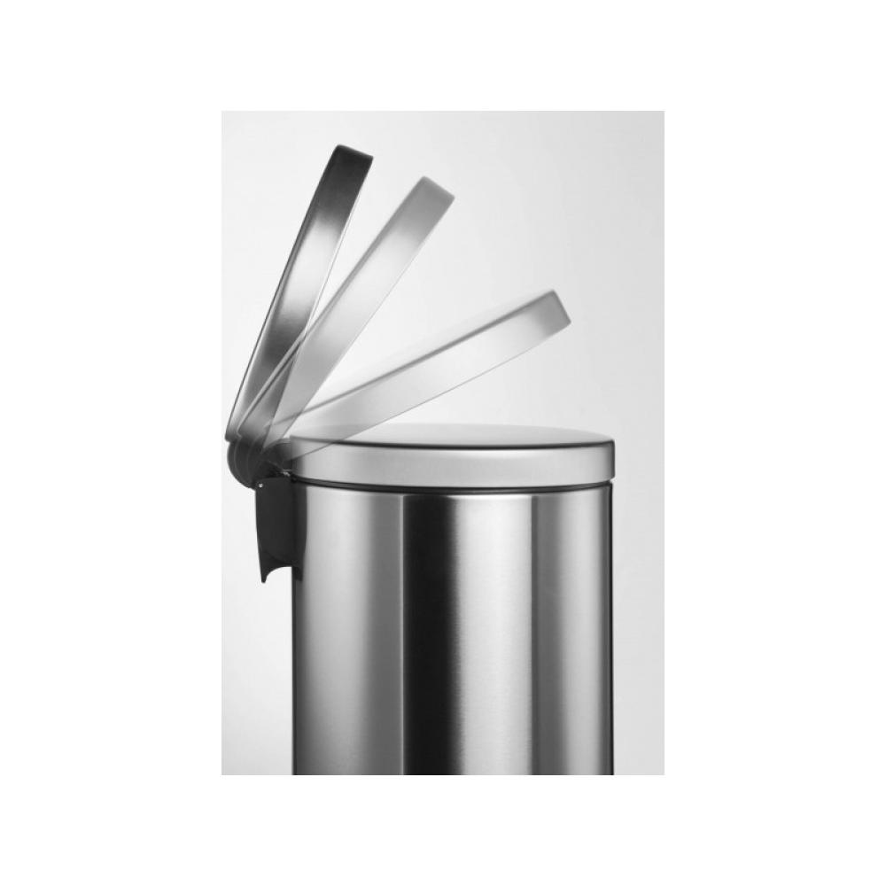 Durable - 340023 papelera 5 L Alrededor Acero inoxidable