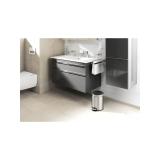 Durable - 340023 papelera 5 L Alrededor Acero inoxidable