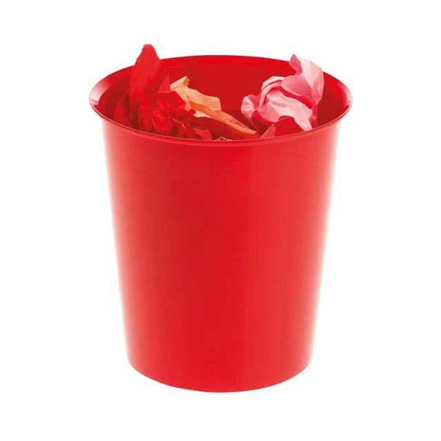 A - SERIES - PAPELERA PLASTICO A-SERIES 14L ROJO 305AS-03