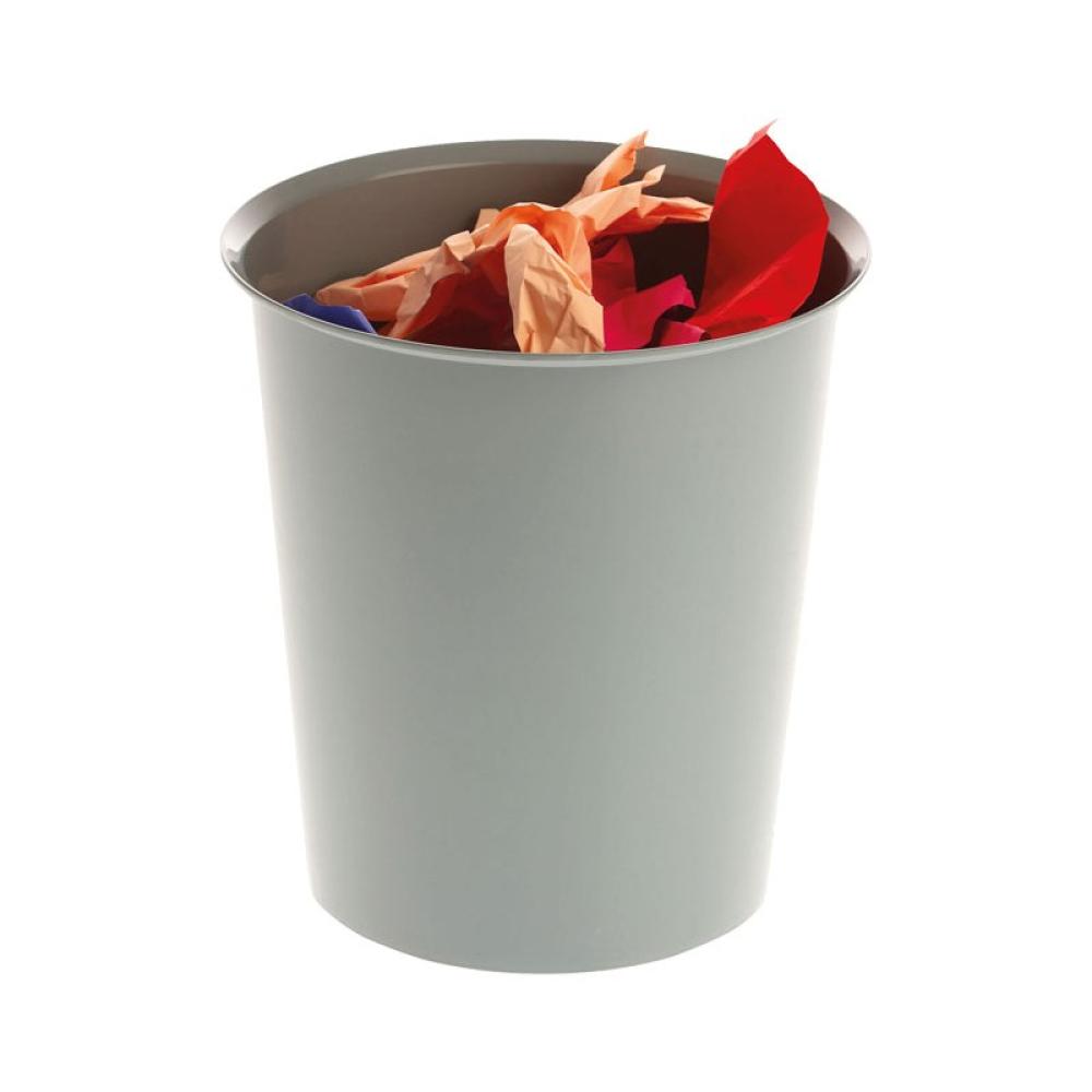 A - SERIES - PAPELERA PLASTICO A-SERIES 14L GRIS 305AS-08