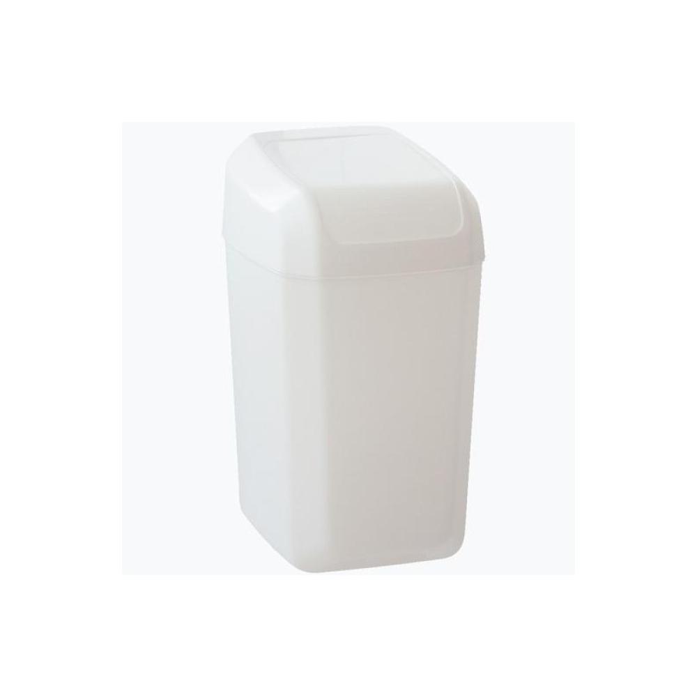 Denox - DENOX PAPELERA TAPA BASCULANTE TROYA 30L BLANCO
