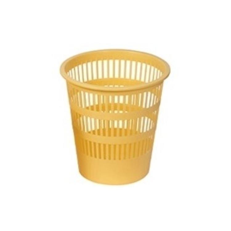 FAIBO - PAPELERA FAIBO REJILLA 12 L PASTEL AMAR.