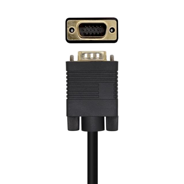 AISENS - Cable Conversor DisplayPort A VGA, DP/M-VGA/M, Negro, 3.0m