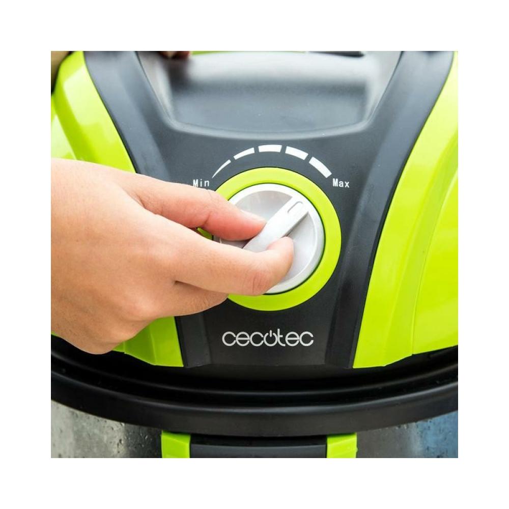 Cecotec - Wet&Dry T 15 L Aspiradora de tambor Seca y húmeda 1200 W Sin bolsa