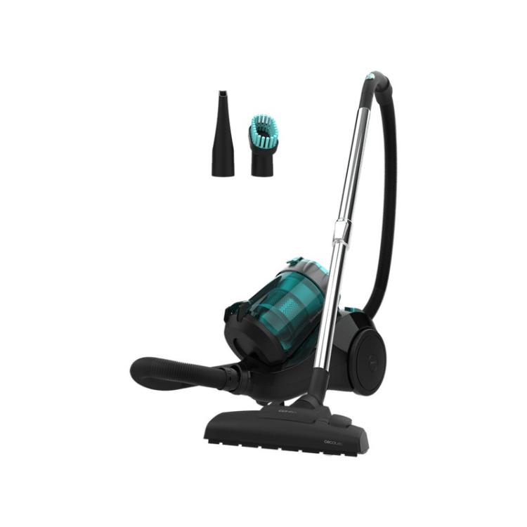 Cecotec - Conga Rockstar Multicyclonic 2,5 L Aspiradora cilíndrica Secar 800 W Sin bolsa