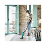 Cecotec - Conga Popstar 1000 DuoStick Easy 2-in-1 stick vacuum Corriente alterna Secar Sin bolsa 0,8 L 800 W Negro, Plata, Turqu