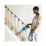 Cecotec - Conga Popstar 1000 DuoStick Easy 2-in-1 stick vacuum Corriente alterna Secar Sin bolsa 0,8 L 800 W Negro, Plata, Turqu