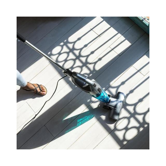 Cecotec - Conga Popstar 1000 DuoStick Easy 2-in-1 stick vacuum Corriente alterna Secar Sin bolsa 0,8 L 800 W Negro, Plata, Turqu