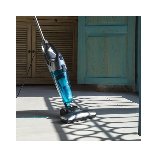 Cecotec - Conga Popstar 1000 DuoStick Easy 2-in-1 stick vacuum Corriente alterna Secar Sin bolsa 0,8 L 800 W Negro, Plata, Turqu