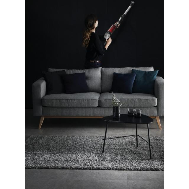 Rowenta - RH2077 Aspiradora escoba 2 en 1 Batería Secar Sin bolsa 0,4 L 250 W Negro, Rojo