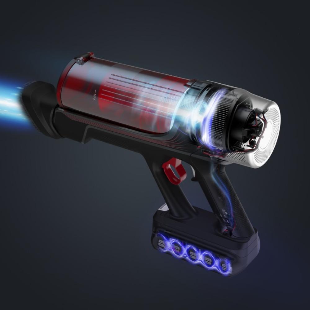 Rowenta - RH2077 Aspiradora escoba 2 en 1 Batería Secar Sin bolsa 0,4 L 250 W Negro, Rojo