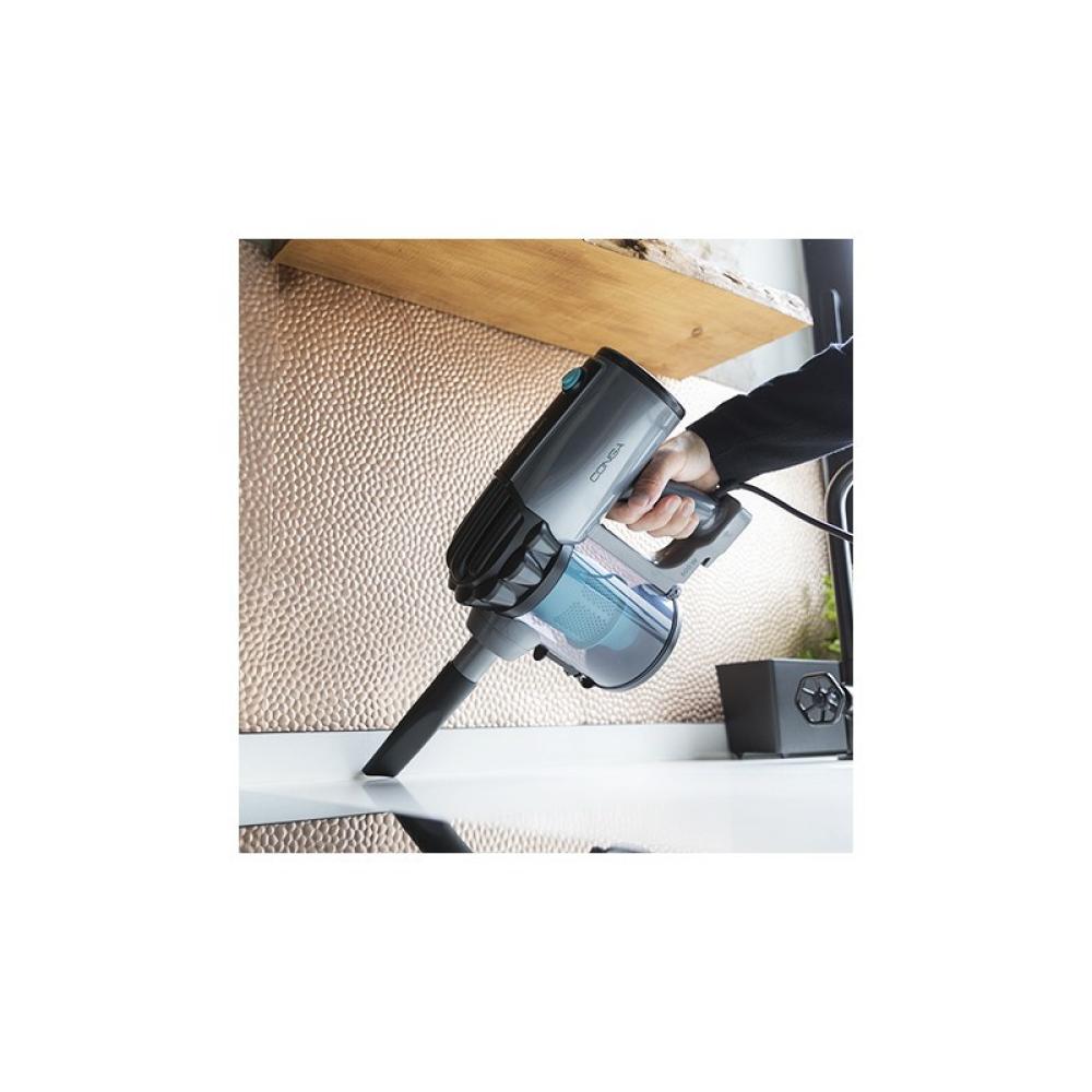 Cecotec - Conga ThunderBrush 560 Aspiradora escoba Corriente alterna Seca y húmeda Ciclónico Sin bolsa Gris