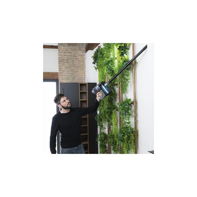 Cecotec - Conga ThunderBrush 560 Aspiradora escoba Corriente alterna Seca y húmeda Ciclónico Sin bolsa Gris