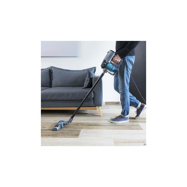 Cecotec - Conga ThunderBrush 560 Aspiradora escoba Corriente alterna Seca y húmeda Ciclónico Sin bolsa Gris